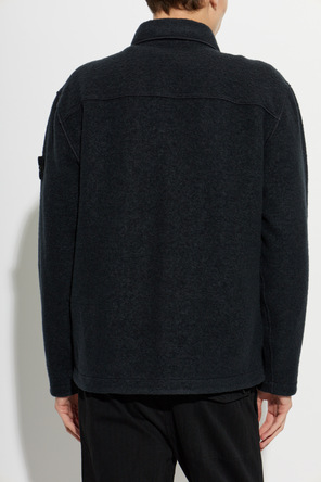 Stone Island Bunda s nášivkou s logom