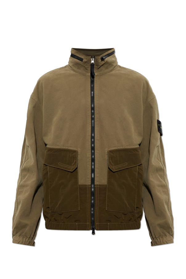 Jacket with a concealed hood od Stone Island