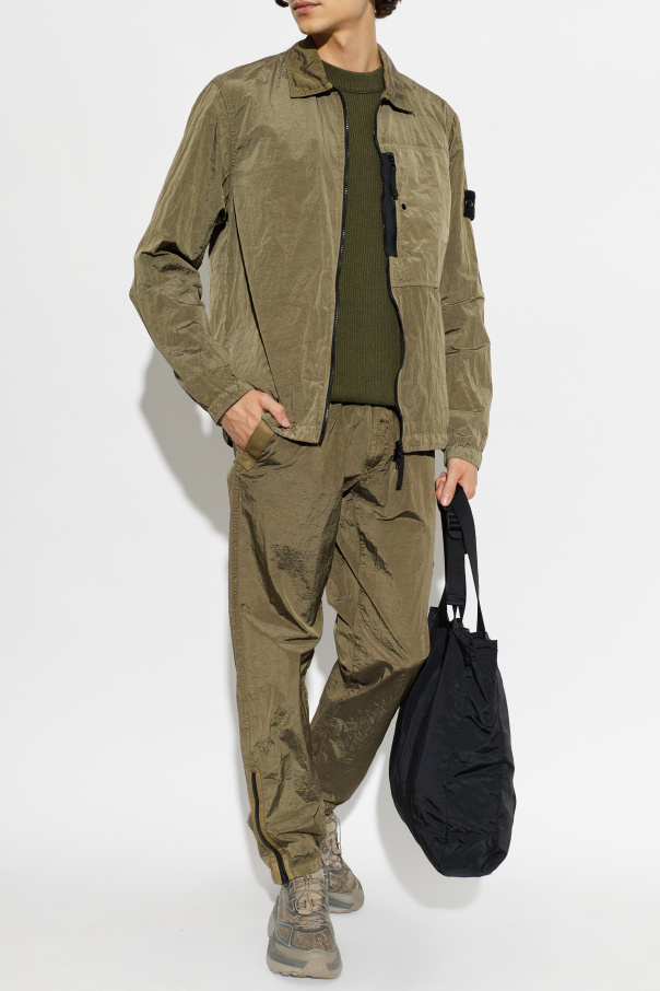 Stone Island Jacket with logo patch