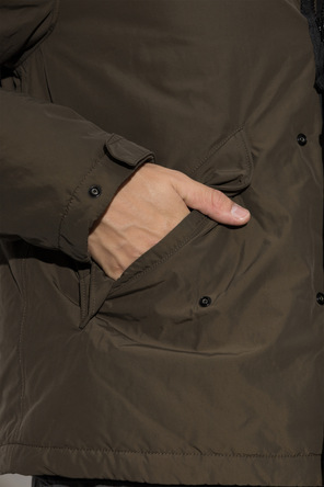 Stone Island Олекотено яке с нашивка с лого