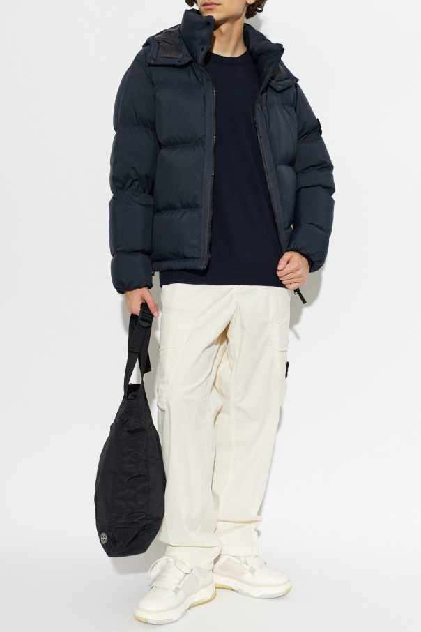 Stone Island Quilted jacket with hood