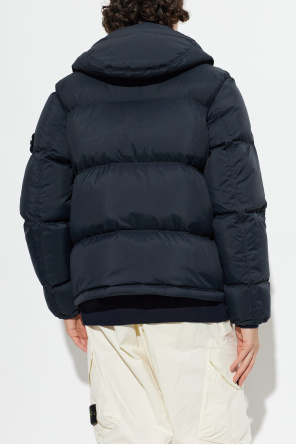 Stone Island Quilted jacket with hood