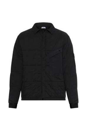 Jacket with logo patch