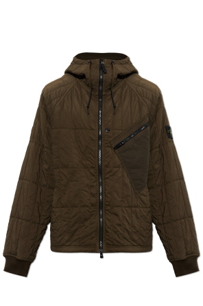 Quilted jacket with hood