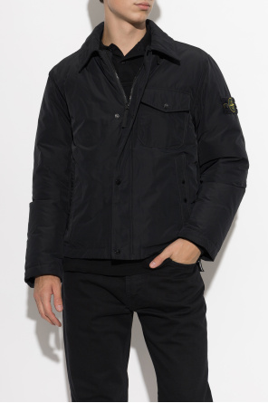 Stone Island Пухено яке с яка