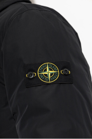 Stone Island Пухено яке с яка