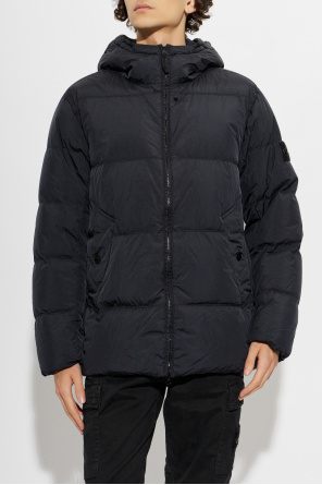 Stone Island Casaco de penas com capuz