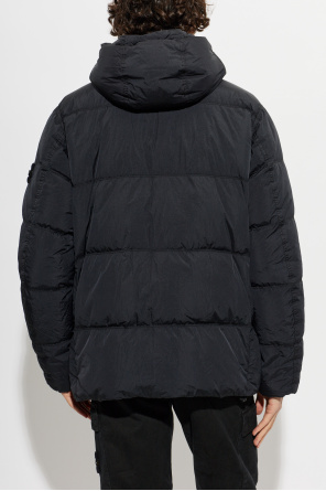 Stone Island Casaco de penas com capuz