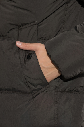 Stone Island Пухено яке с качулка