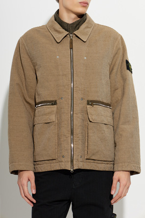 Stone Island Zateplená bunda s nášivkou s logom