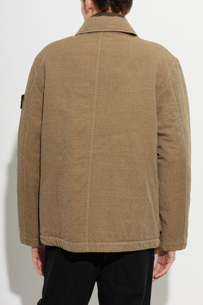 Stone Island Zateplená bunda s nášivkou s logom