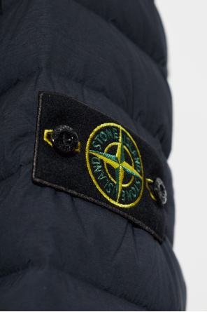 Stone Island Quilted jacket with hood