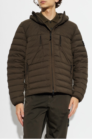 Stone Island Quilted jacket with hood