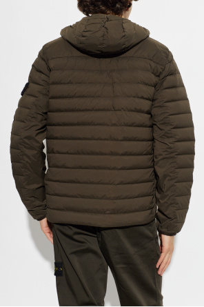 Stone Island Quilted jacket with hood
