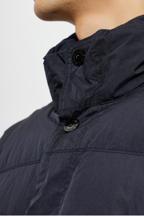 Stone Island Casaco acolchoado com gola subida