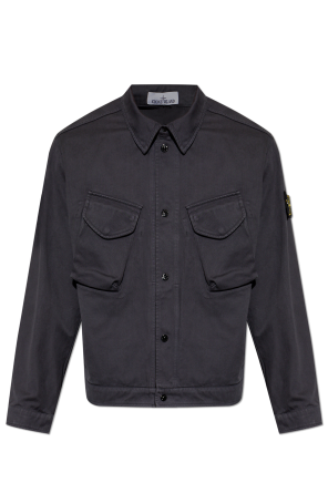 Chaqueta con parche de logo