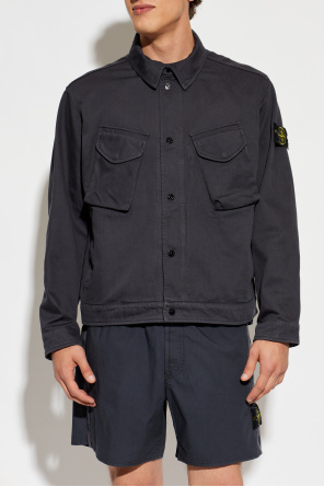 Stone Island Jacket with logo patch