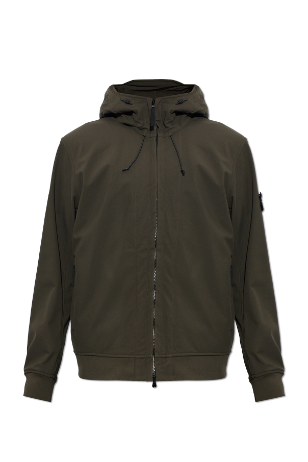 Hooded waterproof jacket od Stone Island