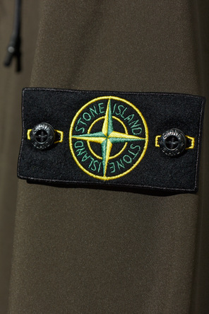 Stone Island Chaqueta impermeable con capucha