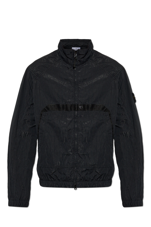 Jacket with logo patch od Stone Island