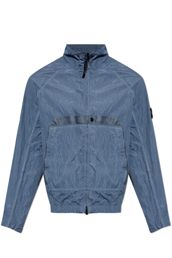 Jacket with logo patch od Stone Island