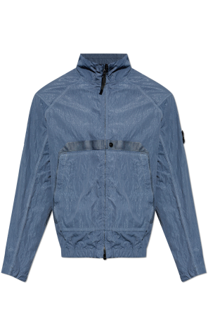 Jacket with logo patch