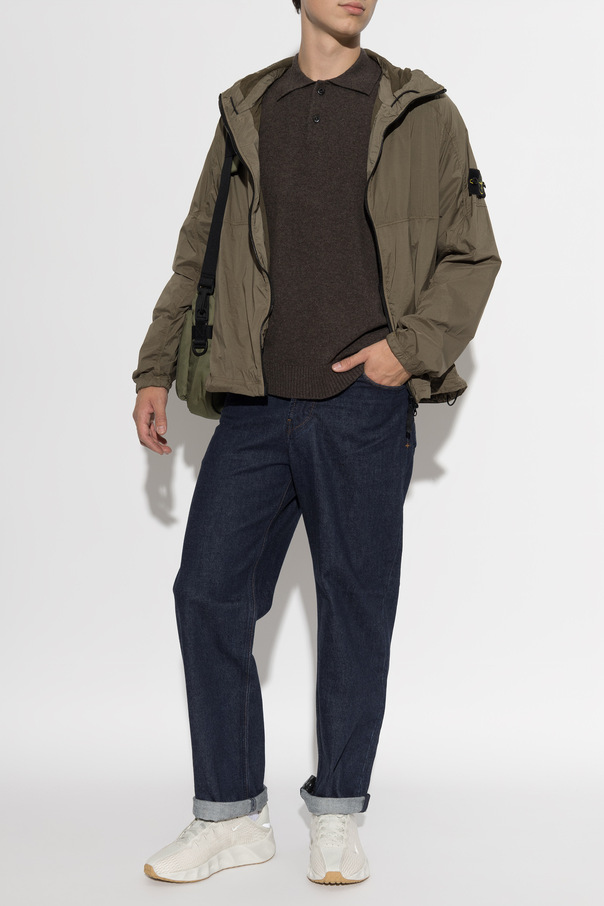 Stone Island Jacket with logo patch