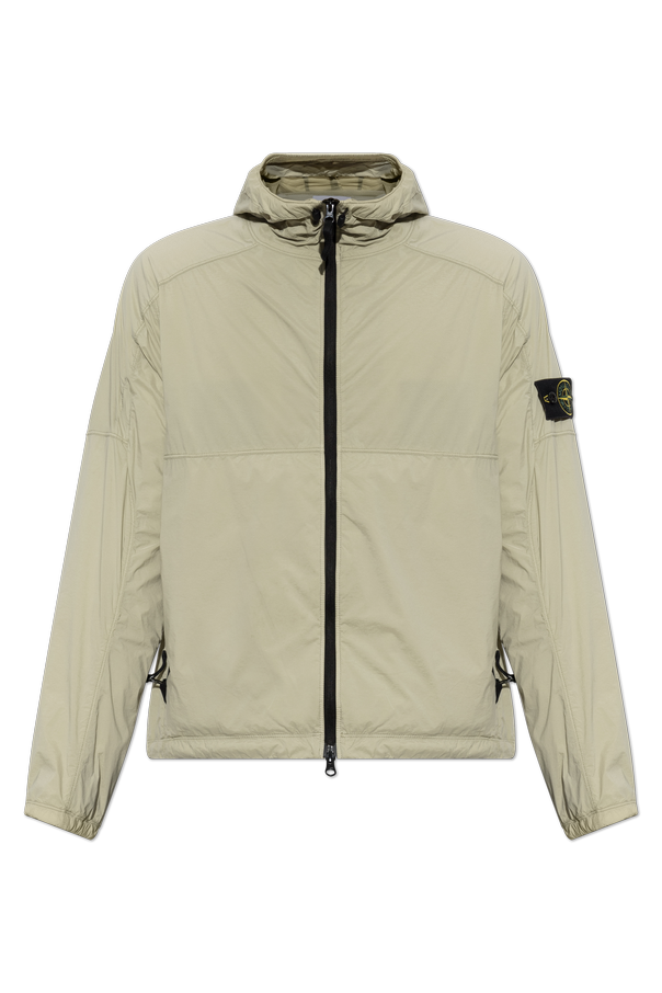 Jacket with logo patch od Stone Island