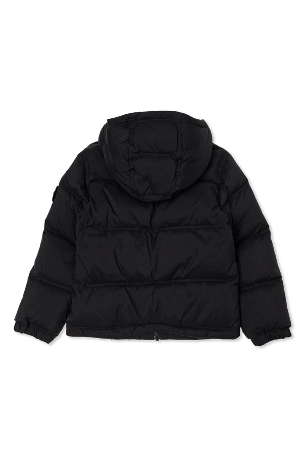 Stone Island Junior Puffer jacket with logo patch