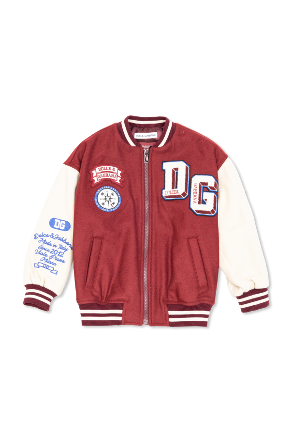 Dolce & Gabbana Kids Kurtka typu `bomber`