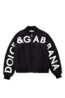 dolce & gabbana black hooded jacket