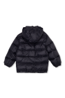 Dolce & Gabbana Kids BLACK Insulated jacket with logo