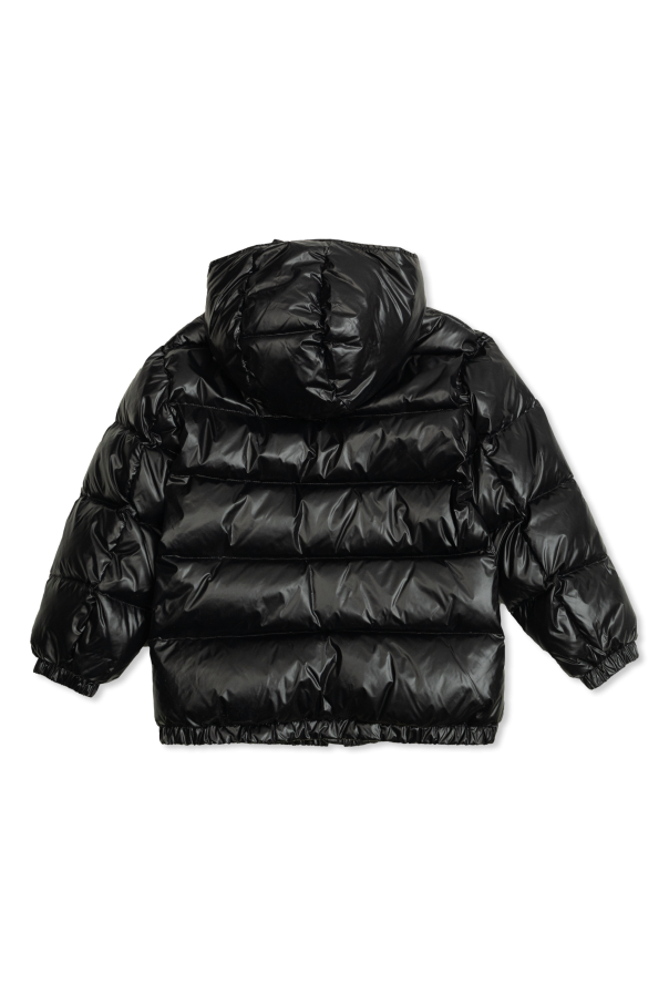 Dolce & Gabbana Kids Chaqueta de plumas con cuello desmontable