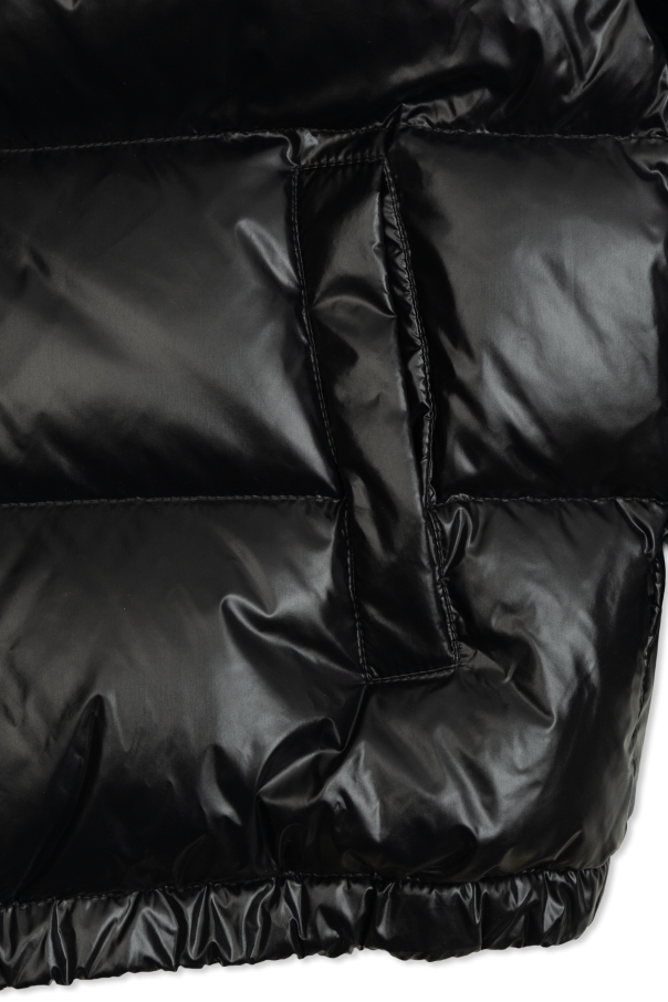 Dolce & Gabbana Kids Chaqueta de plumas con cuello desmontable