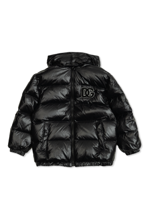 Daunenjacke mit abnehmbarem Kragen