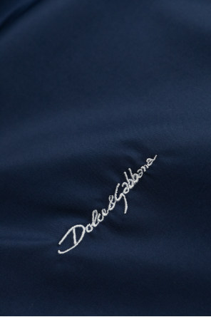 Dolce & Gabbana Kids Dwustronna kurtka z kapturem