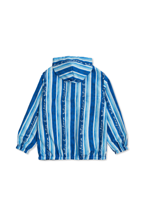 Dolce & Gabbana Kids Dwustronna kurtka z kapturem