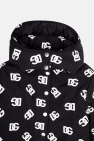 Dolce & Gabbana Kids BLACK Insulated jacket with logo
