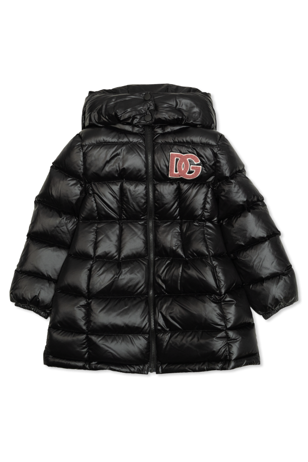 Down jacket with detachable collar, zdjęcie 1 Down jacket with detachable collar od Dolce & Gabbana Kids