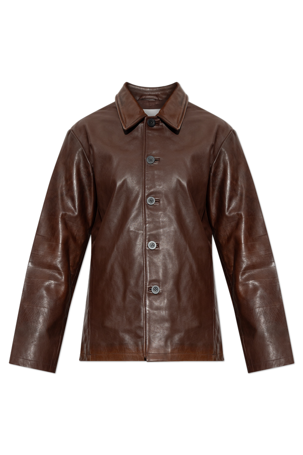 Studio Nicholson Leather Jacket ‘Landau’