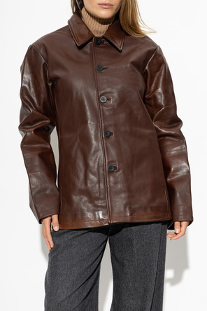 Studio Nicholson Leather Jacket ‘Landau’