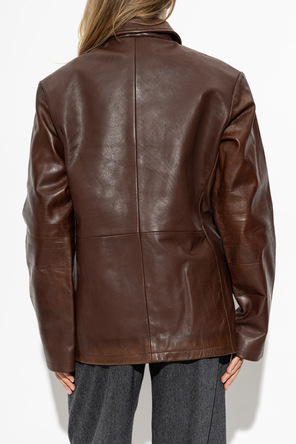 Studio Nicholson Leather Jacket ‘Landau’