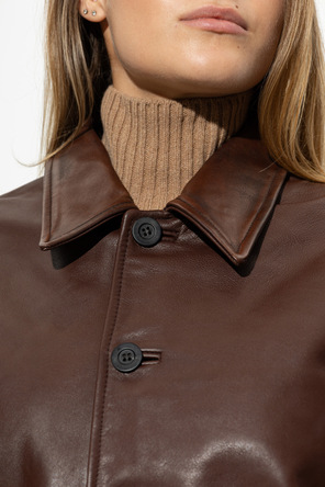 Studio Nicholson Leather Jacket ‘Landau’