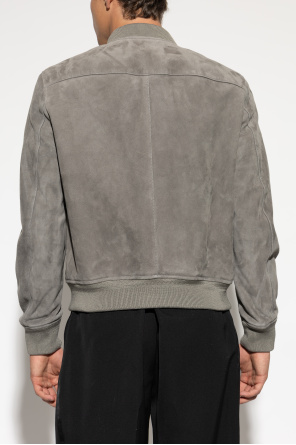 Tom Ford Zamszowa kurtka typu `bomber`