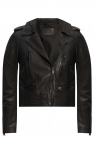AllSaints BLACK ‘Lindell’ leather jacket