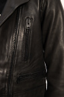 AllSaints BLACK ‘Lindell’ leather jacket