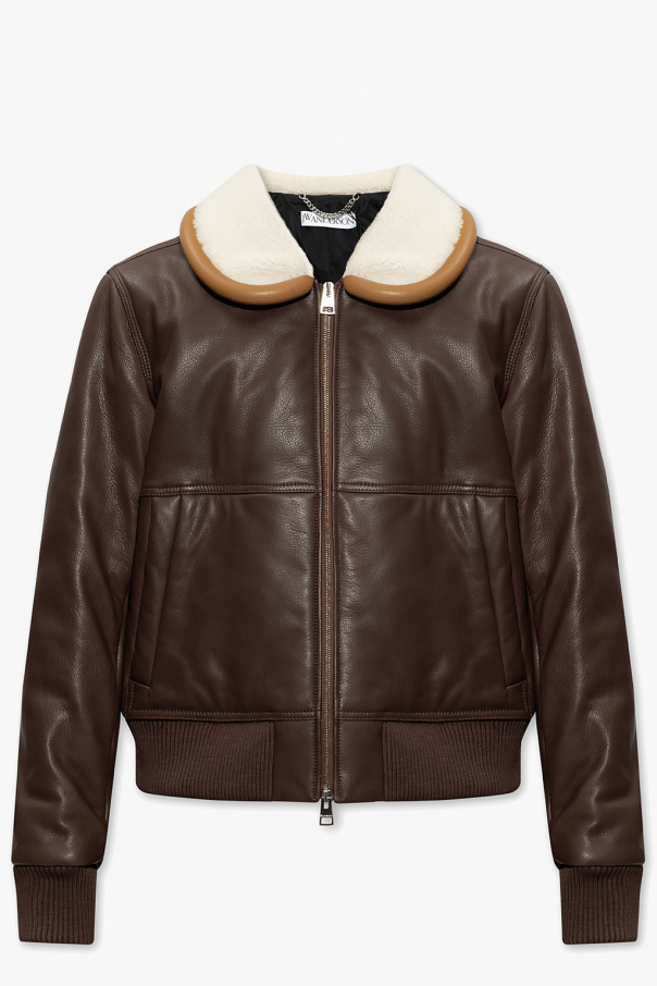 JW Anderson Cropped shearling coat