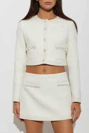 LoveShackFancy Tweed-Blazer ‘Alphie’