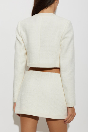 LoveShackFancy Tweed-Blazer ‘Alphie’