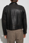 AllSaints BROWN ‘Luca’ leather jacket